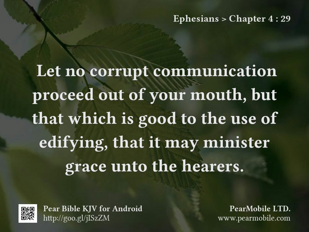 Ephesians, Chapter 4:29